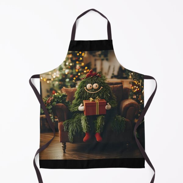 Item preview, Festive Tree Character Holding a Holiday Gift designed and sold by Amr Siam.