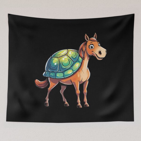 Item preview, Horse + Turtle Animal Mashup designed and sold by Getup-clothing.