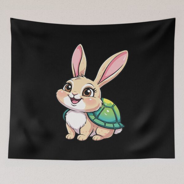 Item preview, Rabbit + Turtle Animal Mashup designed and sold by Getup-clothing.