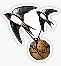 European or African Swallow? Sticker