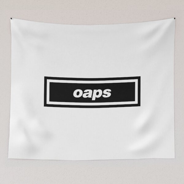 Item preview, OAPS Britpop Reunion Parody lower case designed and sold by Logo-A-GoGo.