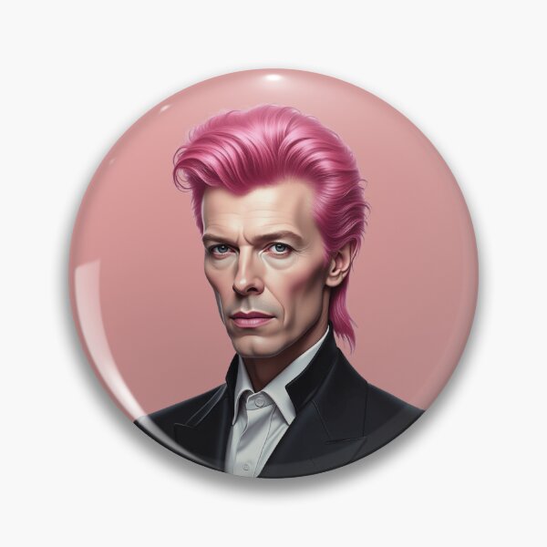 Item preview,  David Bowie pink hair PopArt, surrealism T-shirt, unique design designed and sold by TaliaShin.