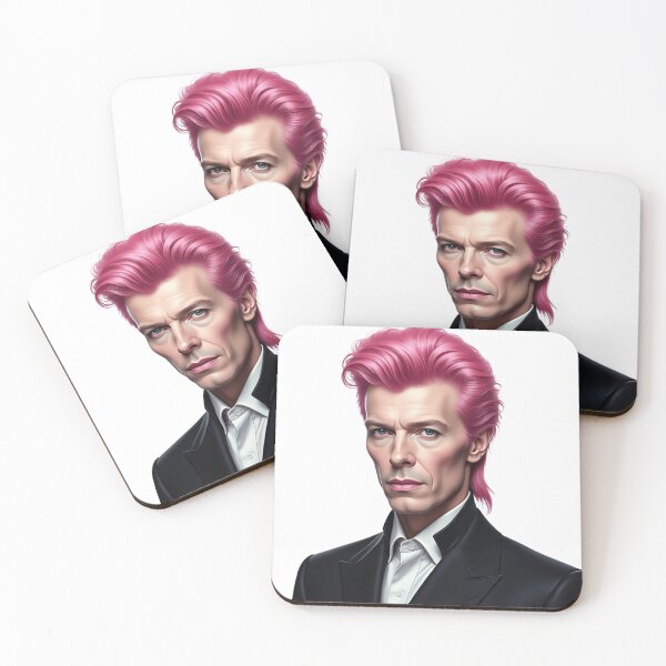 Item preview,  David Bowie pink hair PopArt, surrealism T-shirt, unique design designed and sold by TaliaShin.