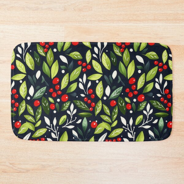 Item preview, Autumn leaves and berries in festive patterns designed and sold by Piotrek0001.