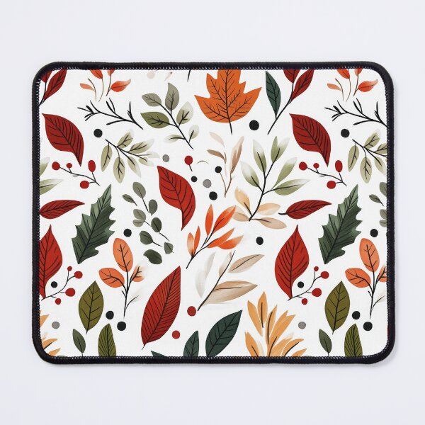 Item preview, Holiday-inspired patterns with leaves and berries designed and sold by Piotrek0001.