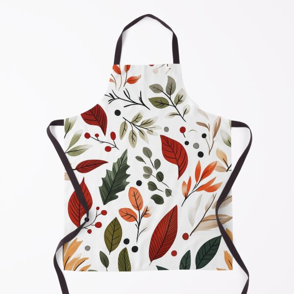 Item preview, Holiday-inspired patterns with leaves and berries designed and sold by Piotrek0001.