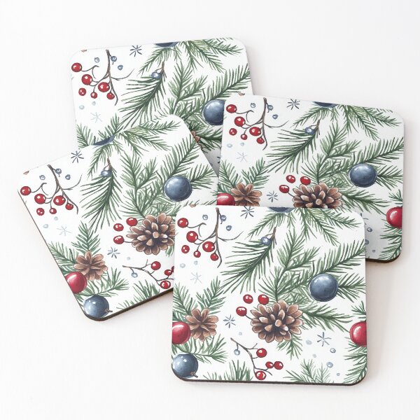 Item preview, Vintage-inspired designs with holiday nature themes designed and sold by Piotrek0001.