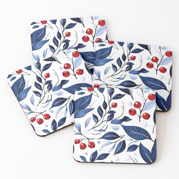 Item preview, Festive foliage and berries in classic style designed and sold by Piotrek0001.