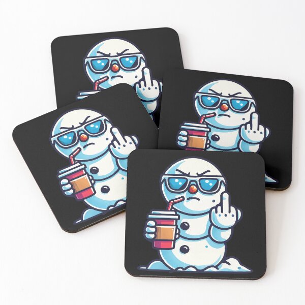 Item preview, Cool Snowman With Statement designed and sold by LuminOrb.