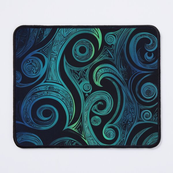 Item preview, New Zealand Paua Māori Pattern Koru Design 302 designed and sold by GrinGalore.