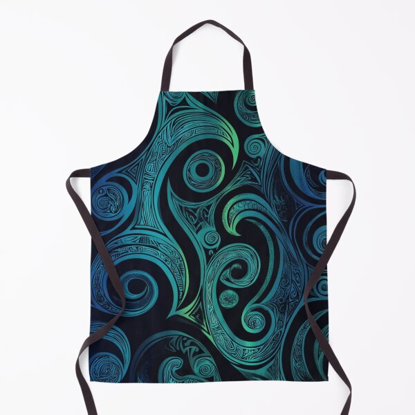 Item preview, New Zealand Paua Māori Pattern Koru Design 302 designed and sold by GrinGalore.