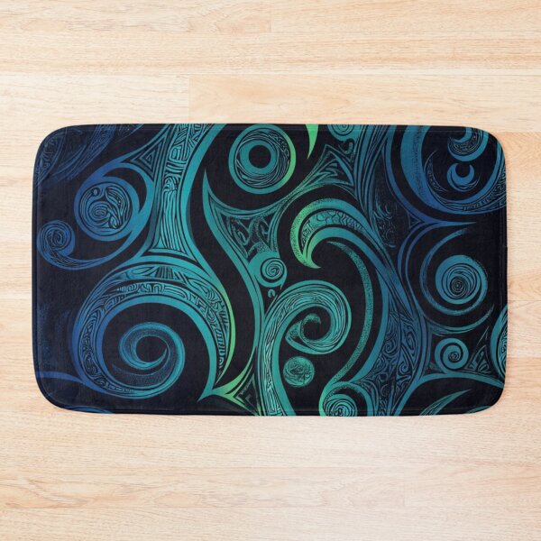 Item preview, New Zealand Paua Māori Pattern Koru Design 302 designed and sold by GrinGalore.
