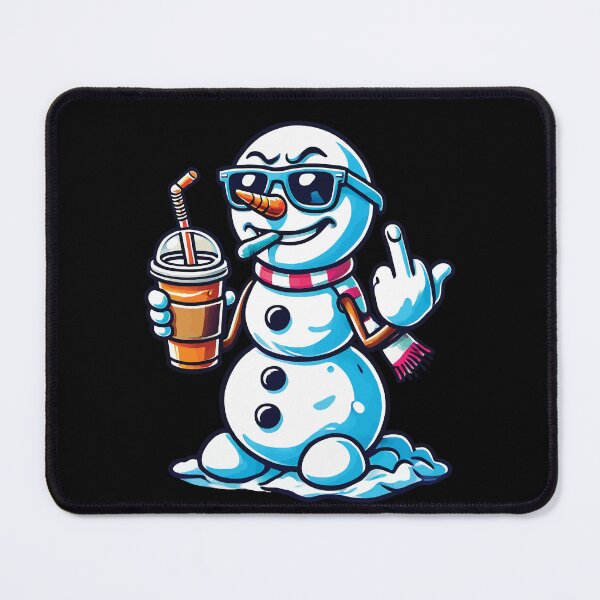 Item preview, Cool Snowman Winter Vibes Attitude designed and sold by LuminOrb.