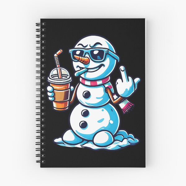 Item preview, Cool Snowman Winter Vibes Attitude designed and sold by LuminOrb.