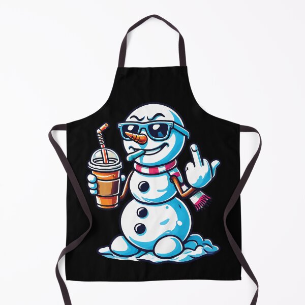 Item preview, Cool Snowman Winter Vibes Attitude designed and sold by LuminOrb.
