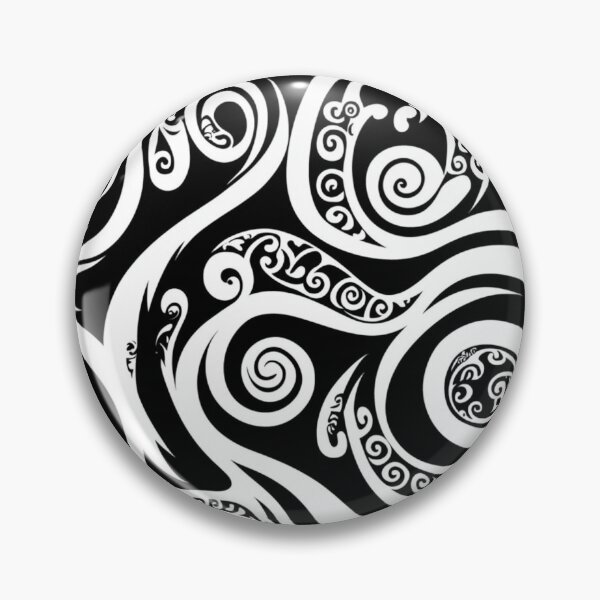 Item preview, New Zealand Paua Māori Pattern Koru Design 303 designed and sold by GrinGalore.
