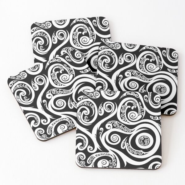 Item preview, New Zealand Paua Māori Pattern Koru Design 303 designed and sold by GrinGalore.