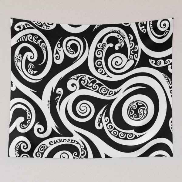 Item preview, New Zealand Paua Māori Pattern Koru Design 303 designed and sold by GrinGalore.