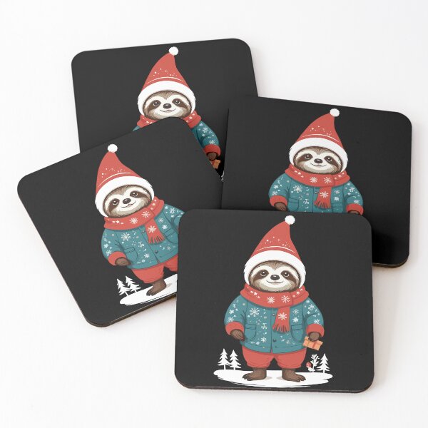 Item preview, Cozy Christmas Sloth Winter Design designed and sold by LuminOrb.