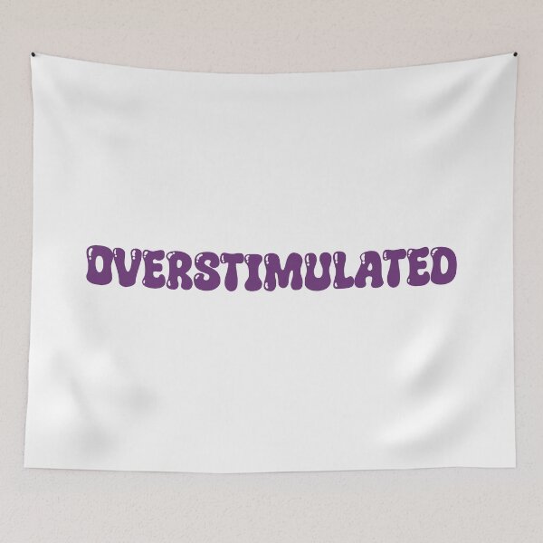 Item preview, Overstimulated Purple designed and sold by Skull Fern.