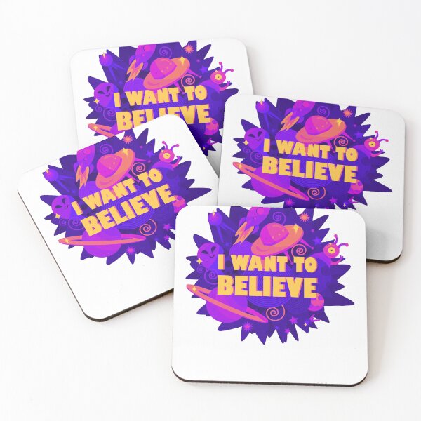 Item preview, I WANT TO BELIEVE designed and sold by ShopWithMus.