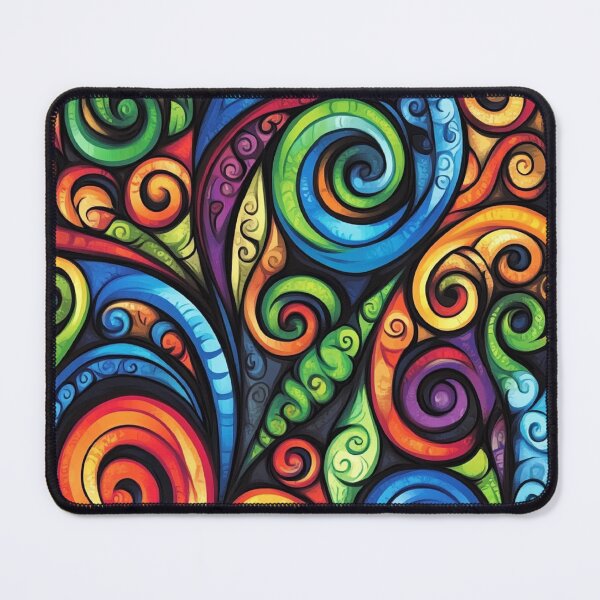 Item preview, New Zealand Paua Māori Pattern Koru Design 304 designed and sold by GrinGalore.