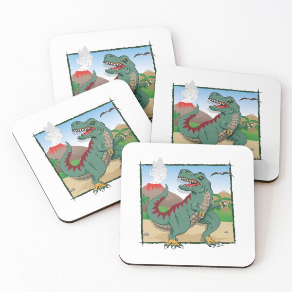Item preview, Jurassic nature, illustration of a dinosaur Tyrannosaurus rex. Ideal for educational and informative materials designed and sold by LucianoCosmo.