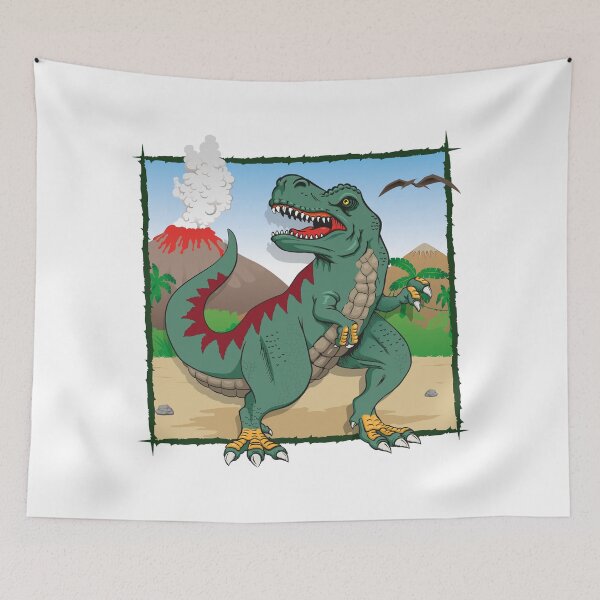 Item preview, Jurassic nature, illustration of a dinosaur Tyrannosaurus rex. Ideal for educational and informative materials designed and sold by LucianoCosmo.