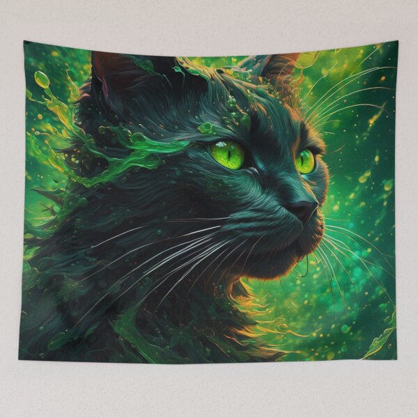 Item preview, TRIPPING CAT  designed and sold by johnnyssandart.