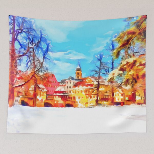 Item preview, Esslingen am Neckar (Painting) designed and sold by cmphotographs.
