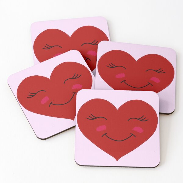 Item preview, corazón sonrojado designed and sold by madebyi.