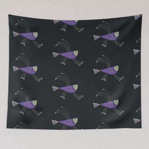 Item preview, Purple Fish designed and sold by StudioEmilia.