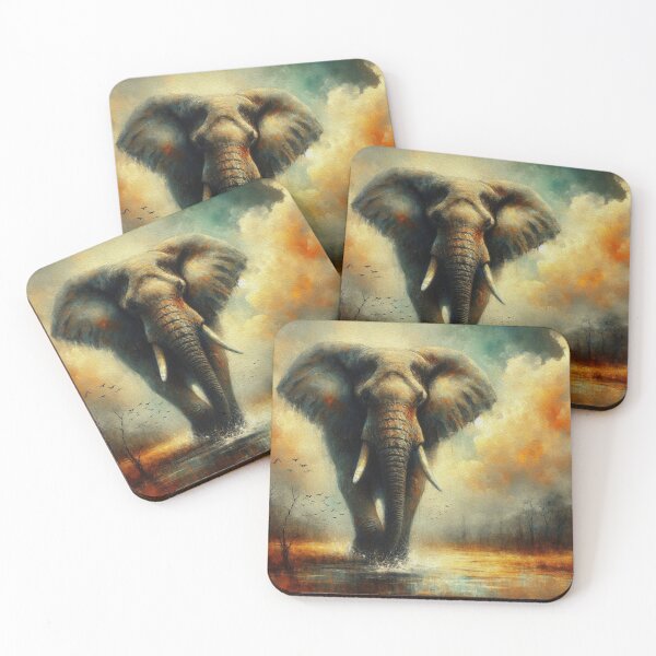 Item preview, The savanna elephant  designed and sold by johnnyssandart.