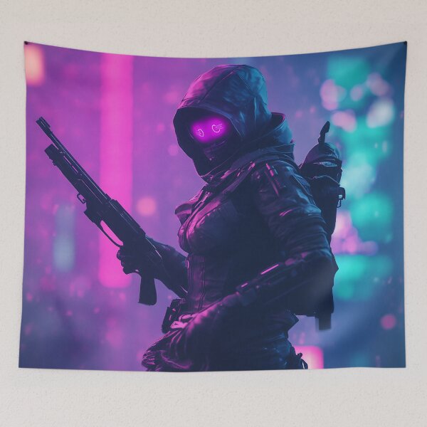 Item preview, Cyberpunk Vigilante designed and sold by Carlos Monteiro.