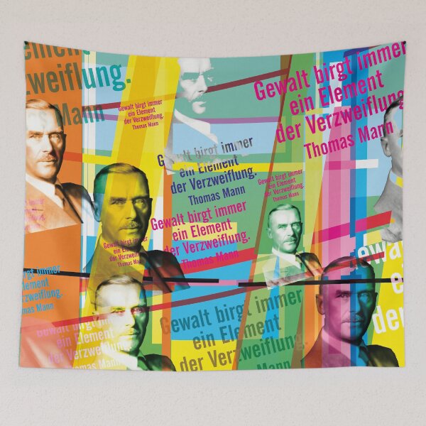 Item preview, Violence always contains an element of despair, Thomas Mann quote designed and sold by Mauswohn.