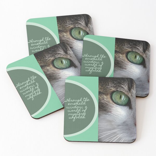 Item preview, Enigmatic Gaze: A Close-Up of a Cat's Green Eye designed and sold by TwinklePress.