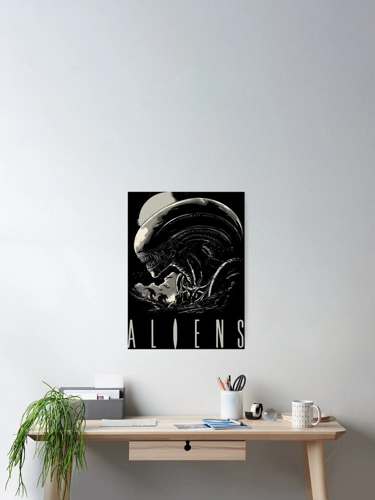 Thumbnail 2 of 3, Poster, Alien designed and sold by RatherCreative.
