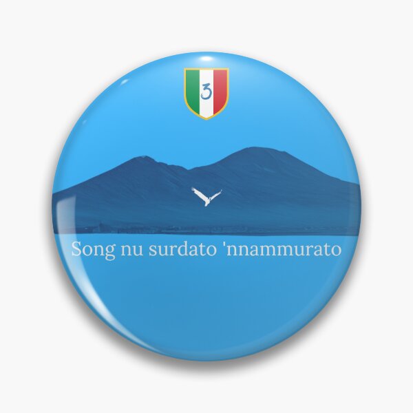 Item preview, SSC Napoli 3rd Scudetto Vesuvio Design – ‘Song nu surdato 'nnammurato’ Art designed and sold by eaglebristore.