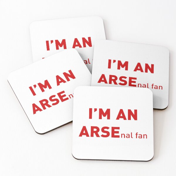 Item preview, I'M AN ARSEnal fan | Football/Soccer Joke (Red Design) designed and sold by FilipeFerreira.
