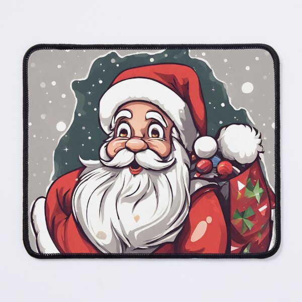 Item preview, Santa's Timeless Charm: The Long-bearded Wonder, funny gifts, t-shirt, mugs designed and sold by Ewelina  Niemiec.