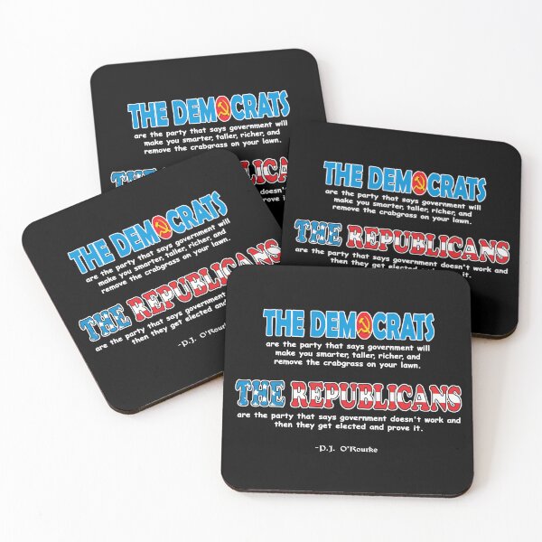 Item preview, The Democrats and the Republicans -- P.J. O'Rourke designed and sold by Allen Peterson.