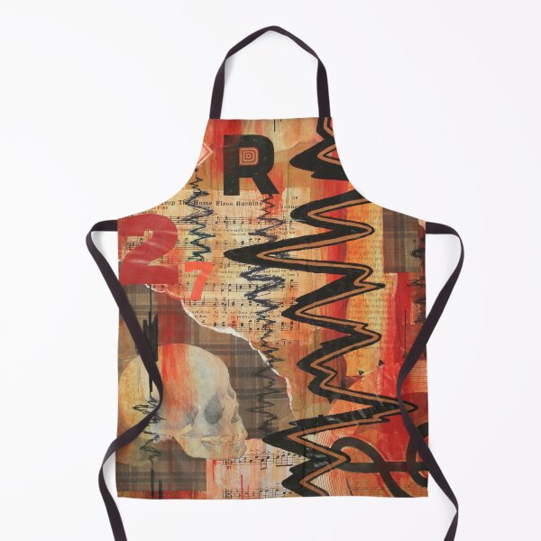 Item preview, Soundwaves Mixed Media Grunge Collage designed and sold by Blaize Auxide.