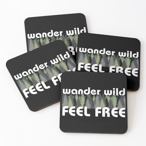 Item preview, Wander Wild Feel Free - Hiking for Mental Health designed and sold by MSMPrintDesign.