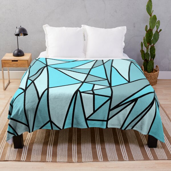 Item preview, Blue Crystal Wall Pattern designed and sold by DankSpaceStudio.