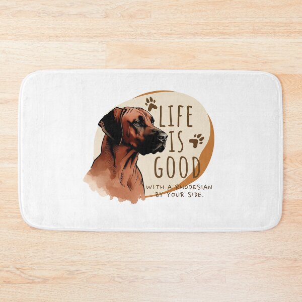 Item preview, Life Is Good With a Rhodesian By Your Side Gift Idea For Dog Lover Ridgeback designed and sold by HosvPrint .s.