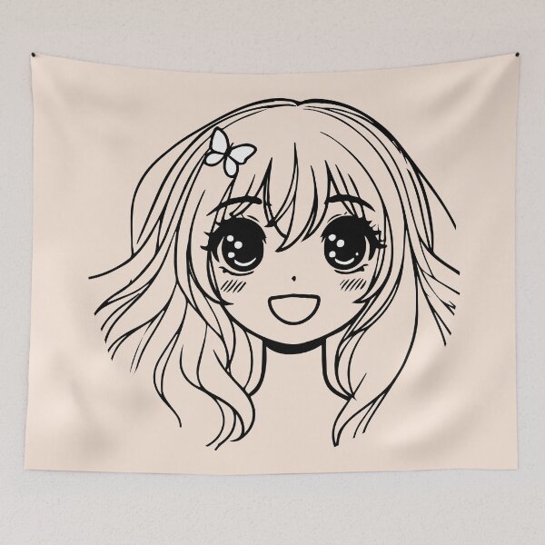 Item preview, One line art girl designed and sold by Onelineartt.