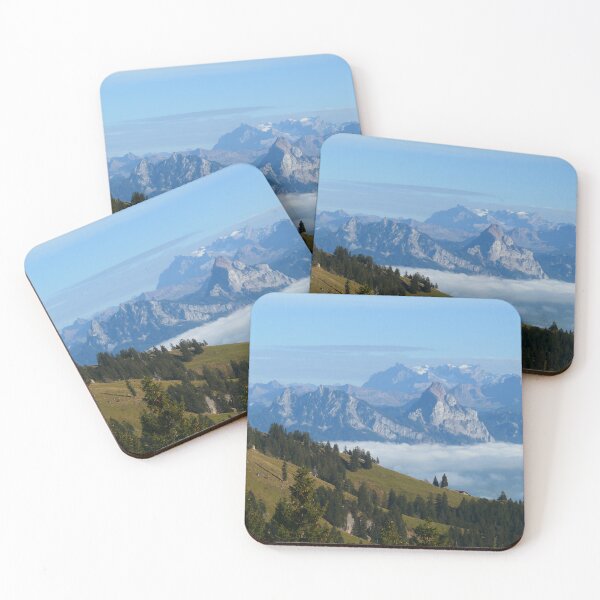 Item preview, mountain peaks in the sea of fog designed and sold by ChicVoyagePics.