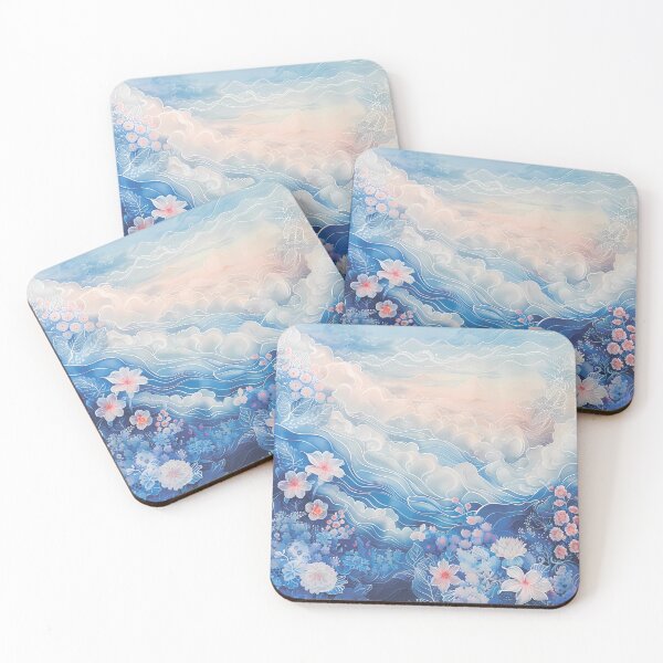 Item preview, Floral pattern. Blue colors. designed and sold by MagelliShop.