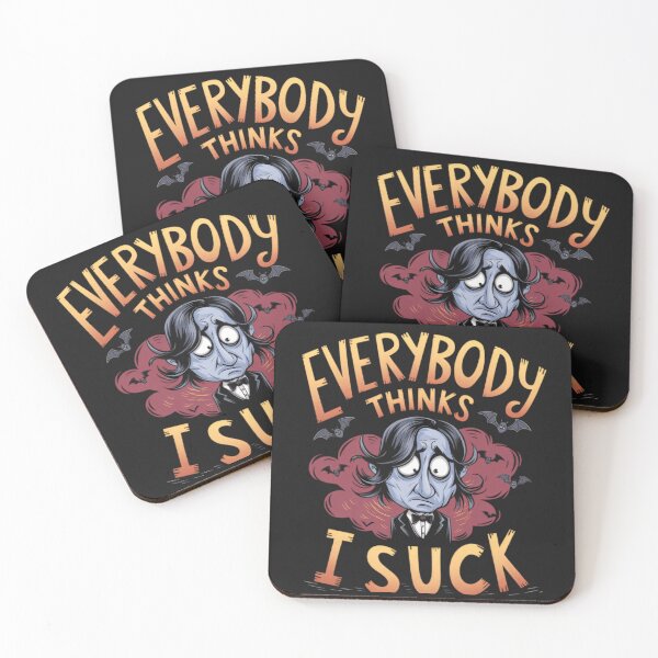 Item preview,  Everybody thinks I suck, Depressed Vampire designed and sold by BugiDesignArt.