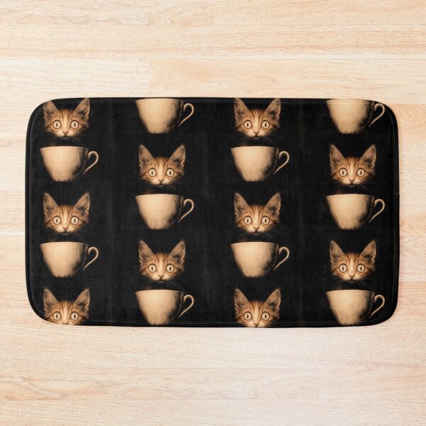 Item preview, Kitten in Need of Caffeine. Wot No Coffee? designed and sold by Shoot-The-Moon.